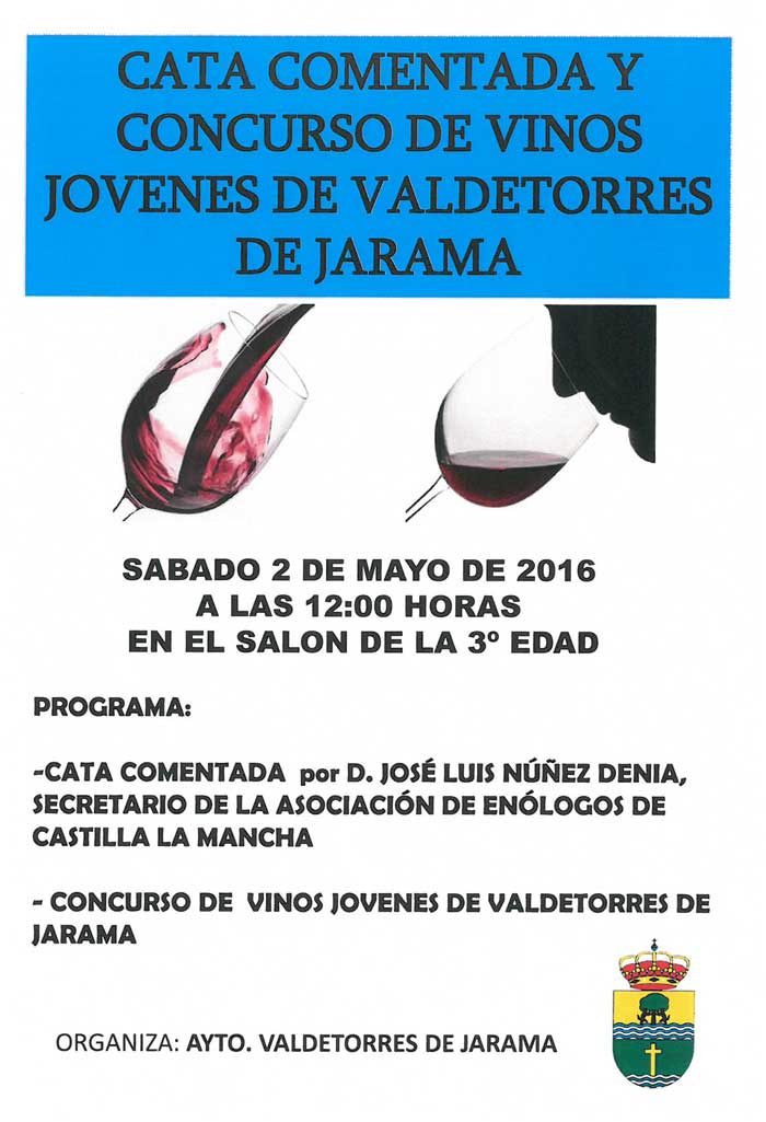 Cata comentada y concurso de vinos jóvenes de Valdetorres de Jarama
