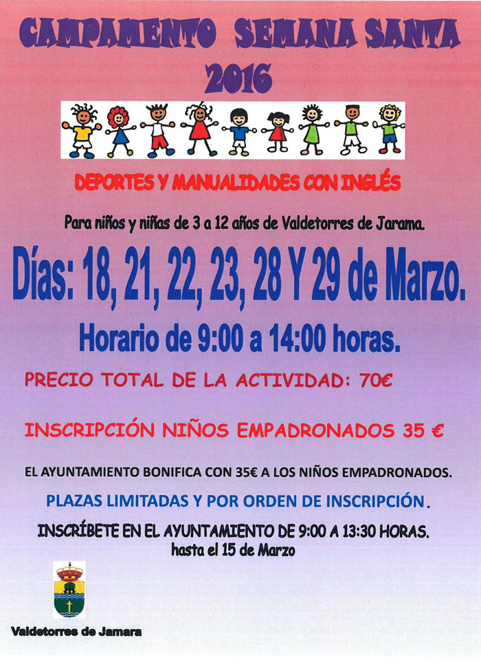 Campamento Semana Santa 2016