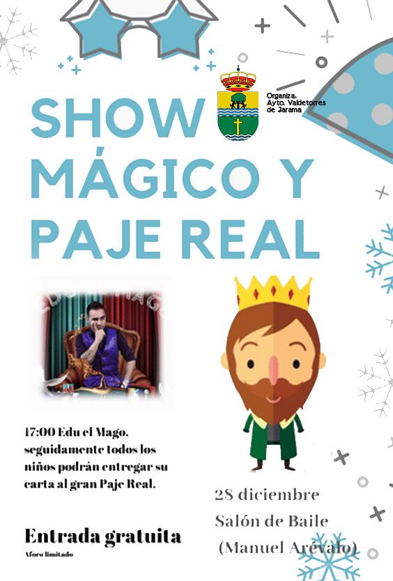 Show mágico y paje real