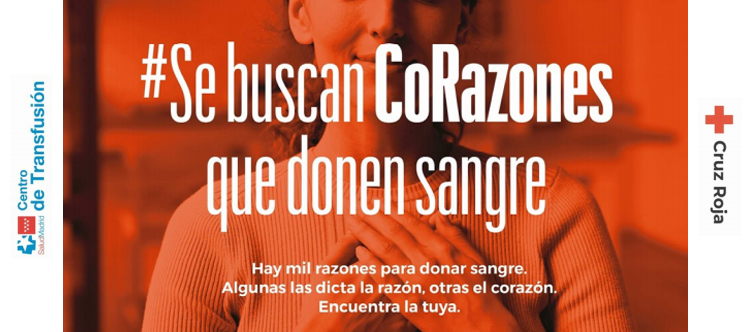 Se buscan CORAZONES que donen sangre. Hay mil razones