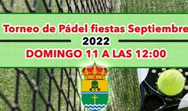 Torneo de Pádel Fiestas Septiembre 2022