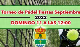 Torneo de Pádel Fiestas Septiembre 2022