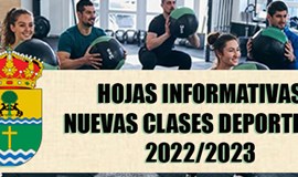 Hojas informativas nuevas clases deportivas 2022/2023 (Jornadas abiertas)