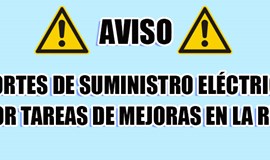 AVISO de cortes de suministro eléctrico por mejoras en la red