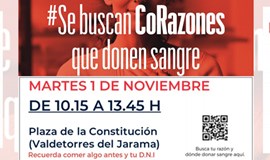 Se buscan CORAZONES que donen sangre - 1 de Noviembre