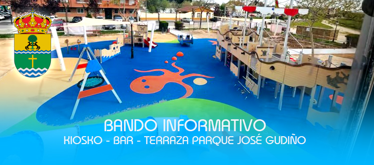Bando informativo - Kiosko - Bar - Terraza - Parque José Gudiño