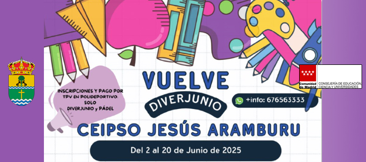Vuelve DIVERJUNIO - CEIPSO Jesús Aramburu