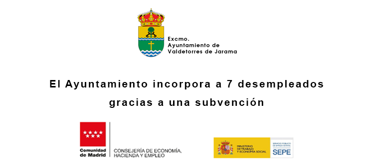 El Ayuntamiento incorpora a 7 desempleados gracias a una subvención